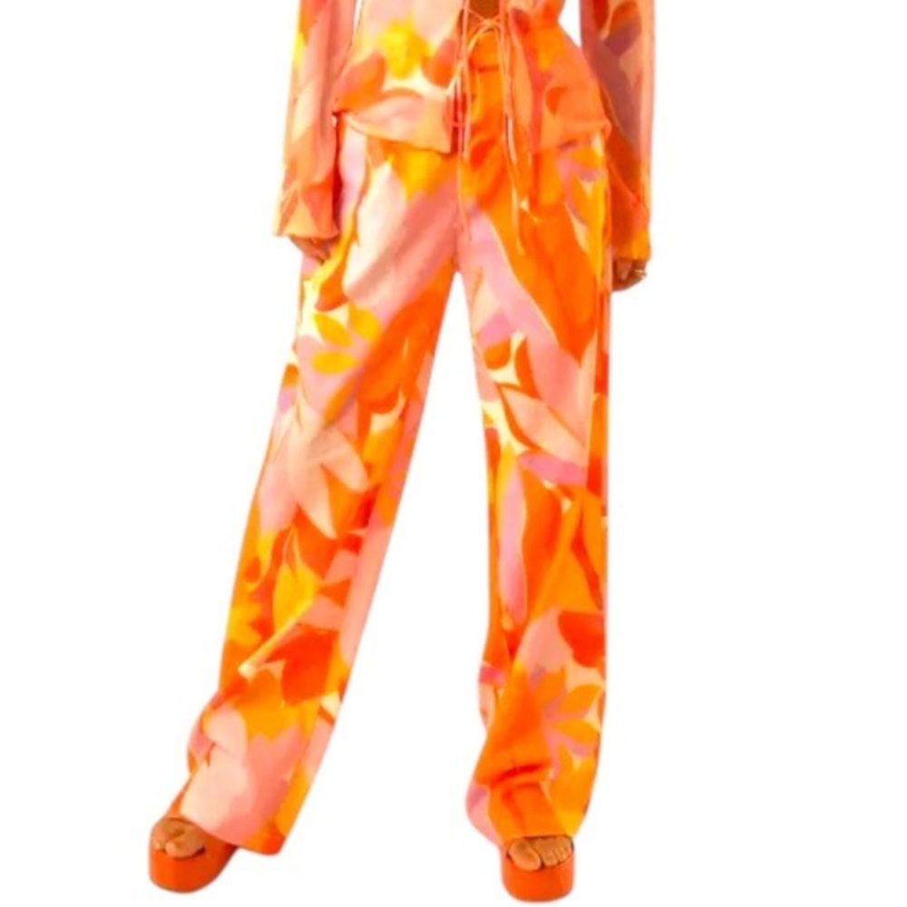 NWT Peppermayo Isola Linen Pants size 4 in Paloma Floral